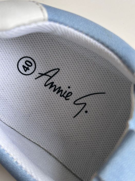 Annie G  кокетни хубави светло сини сникърси/спортно елегантни обувки