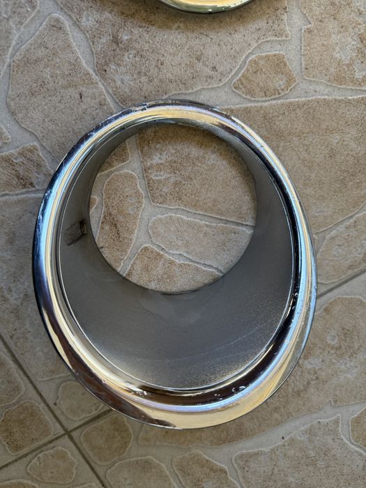 Хримирани рингове за халогените на Mini Cooper R56