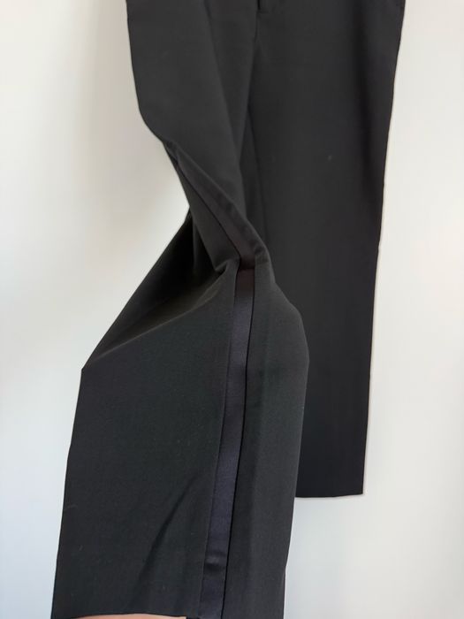 Брюки Zara с лампасами, чёрные, р. L