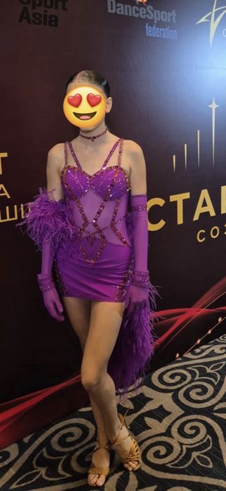 Платье для бальных танцев Юниоры2