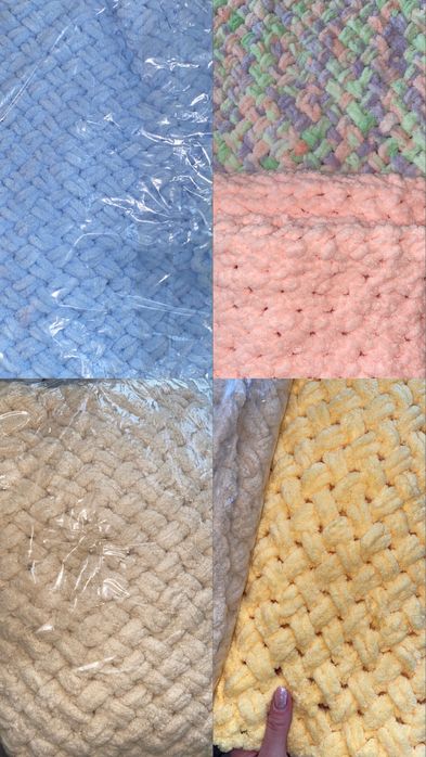 Плетени Одеяла на Ализе Пуфи