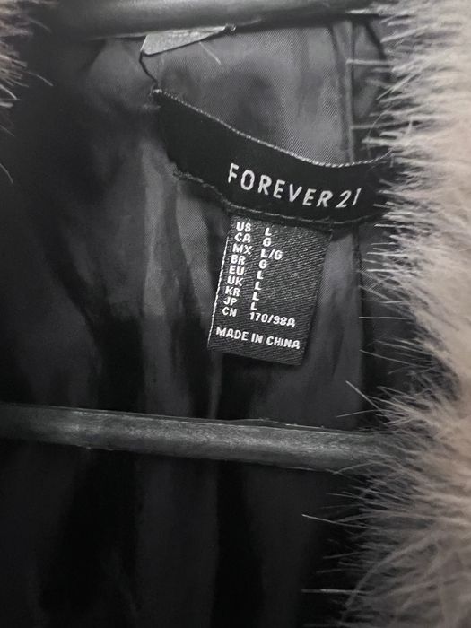 Haina piele cu guler detasabil