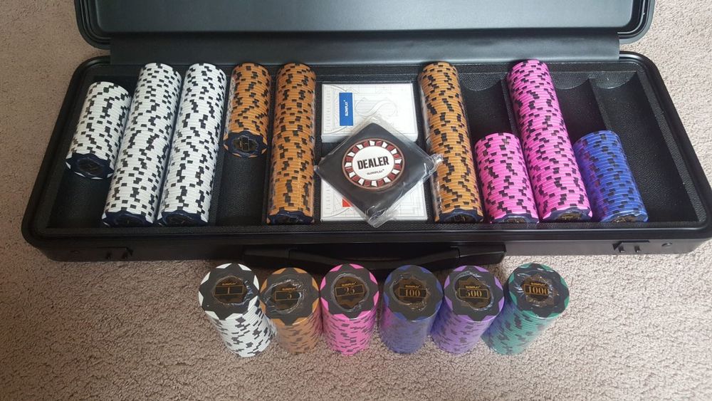 Покерный набор SlowPlay 500 фишек.