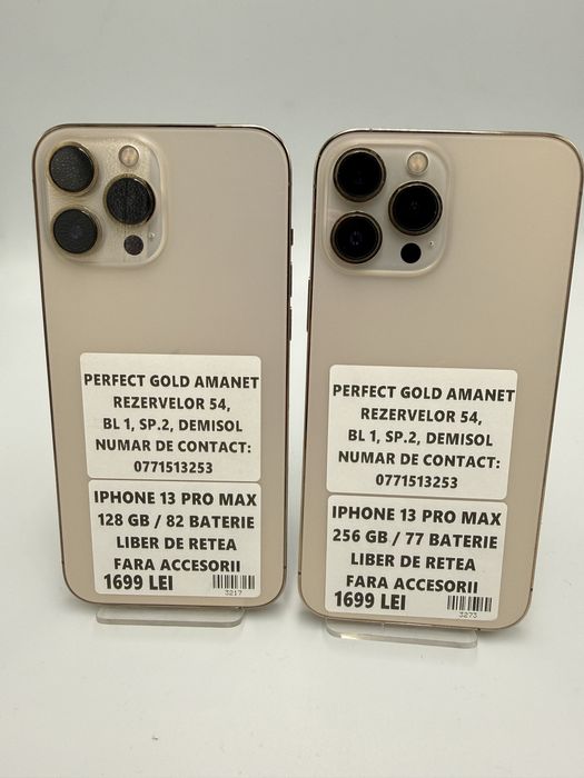 Iphone 13 Pro Max 128/256 77/82 baterie Coduri 3273, 3217