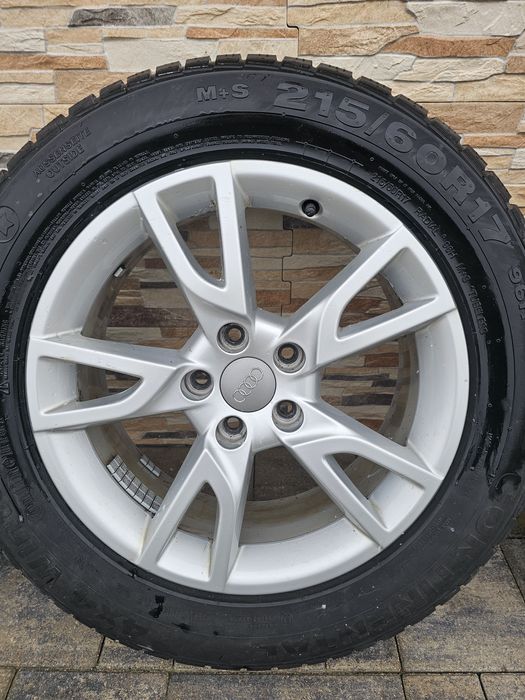 Jante Audi q3 r17  cu anvelopa iarna215 60  r17
