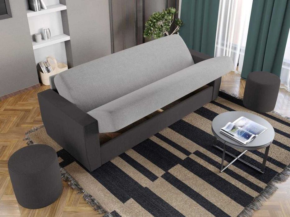 Canapea Extensibila Corsica Gri / Gri Antracit