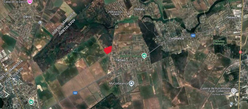 Teren intravilan 40308mp, Buftea, Tamas