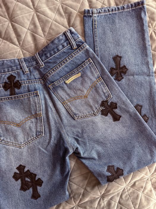 Дамски дънки Chrome Hearts/ Zara