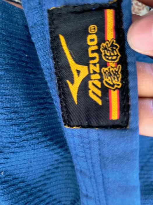 Мизуно көк кимано