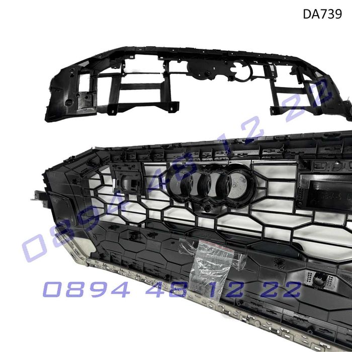 RSQ8 Предна решетка Audi 18-23 Пчелна пита черна грил броня ауди