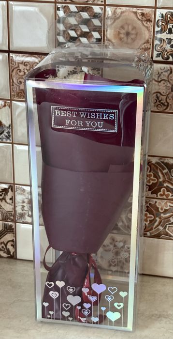 Buchet LoveBear cu Trandafir din Săpun Parfumat