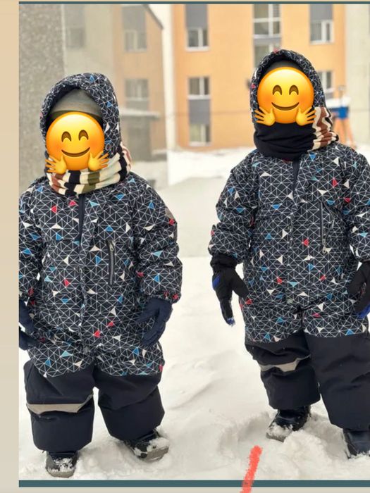 Детский зимний комбенизон 110 см