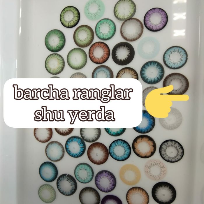 Линзы линза linza Rangli va rangsiz kontakt linzalar