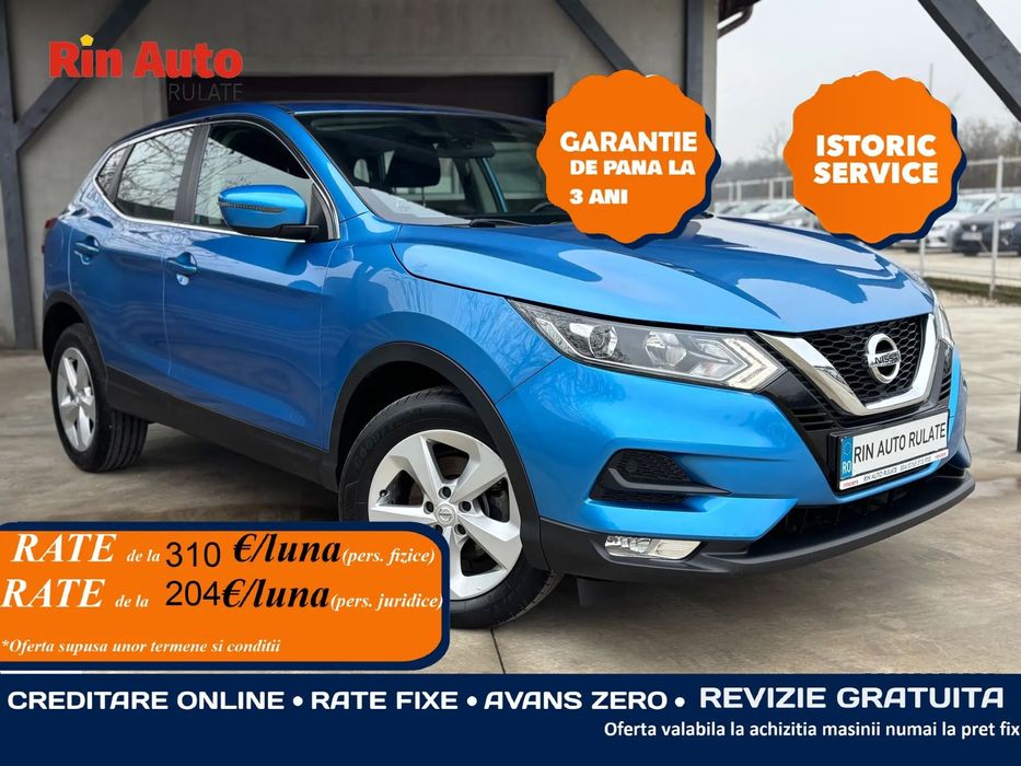 Nissan Qashqai TVA 21% - Posibilitate vanzare si in RATE – Credit sau Leasing