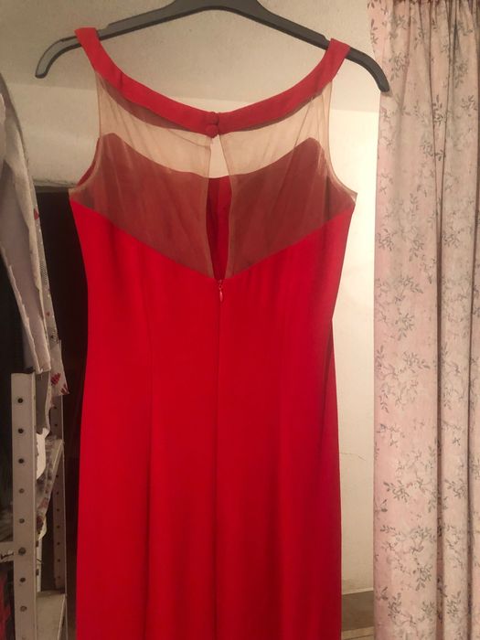 Официална дълга рокля с опашка