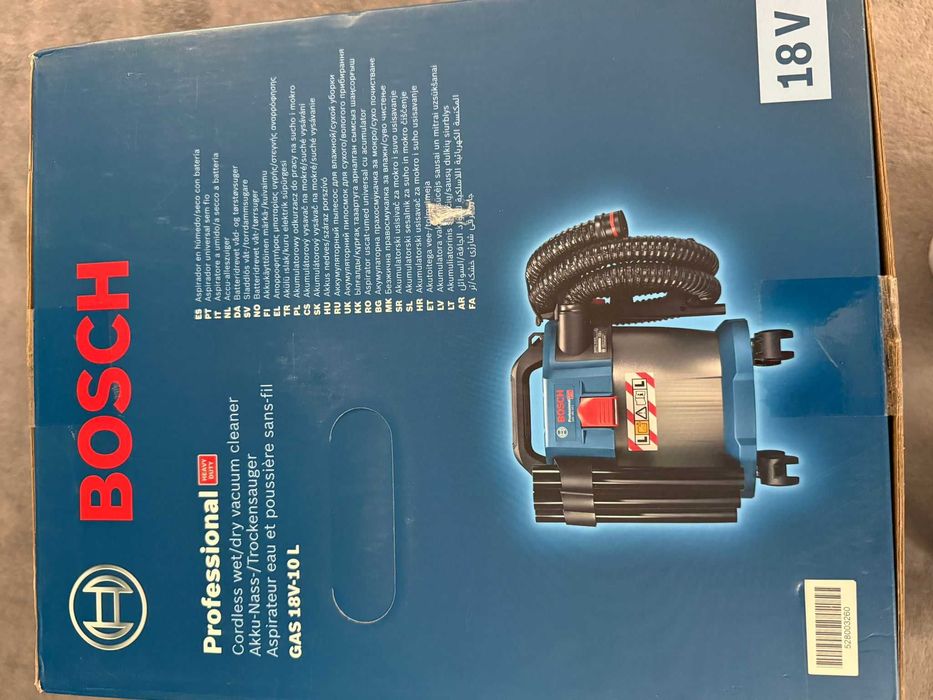 Aspirator Bosch Professional GAS 18V-10, fara acumulatori - SIGILAT