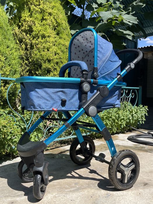 Синяя Детская Коляска