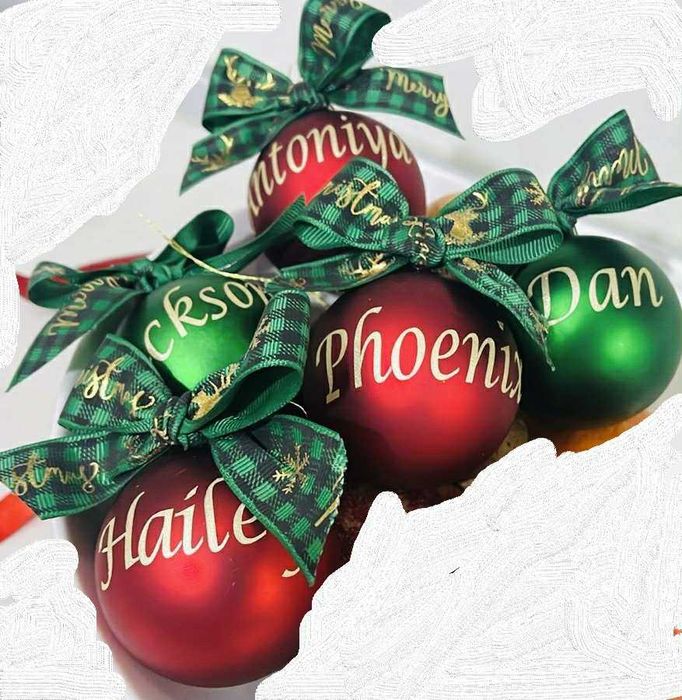 Персонализирана Коледна топка