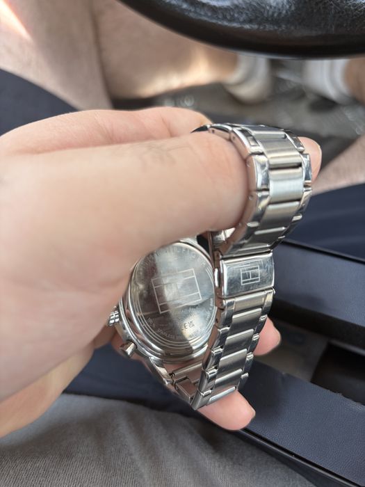 Ceas Tommy Hilfiger Stainless Steel Blue Dial Multi-function Men's Watch - 1792179