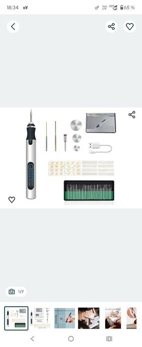 Stilo de gravat electric cu acumulator, stilou de microlustruire cu șa