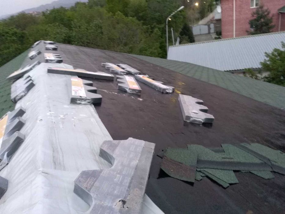 Ремонт крыши, мягкой кровли