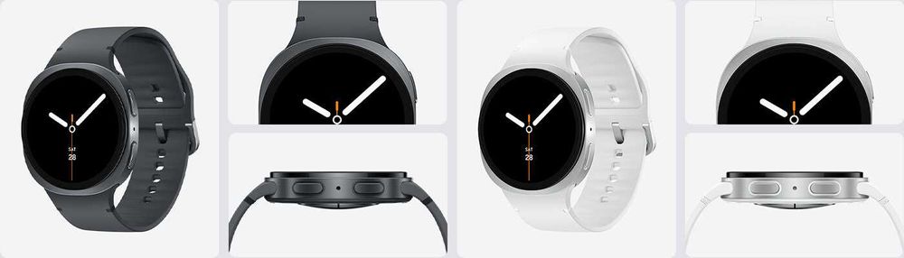 НОВ! Samsung Galaxy Watch 8 BT 44mm Graphite / Silver 2г. Гаранция!