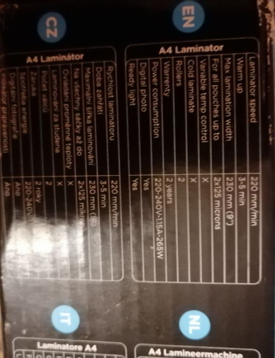 Ламинатор  А4 + фолио