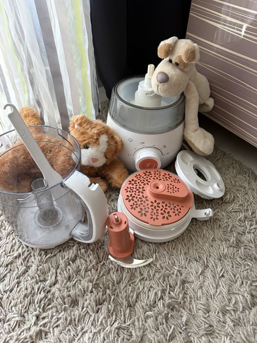 Robot Philips Avent cu aburi bebe + cadou jucariile de plus