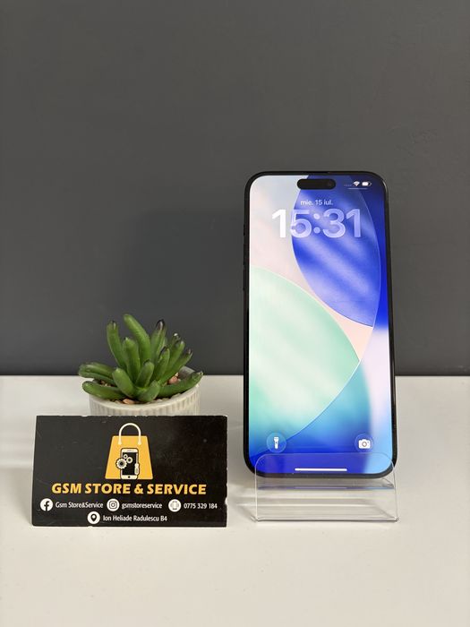 Iphone 15 Pro Max Blue Titanium 2 Ani Garantie Gsm Store&Service