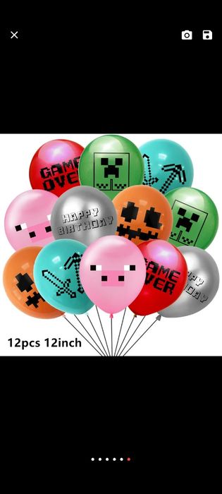 Set articole petrecere Minecraft