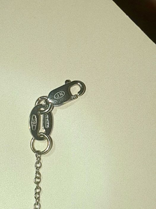 Stroili Oro Колие от бяло злато с диаманти 0,16 карат