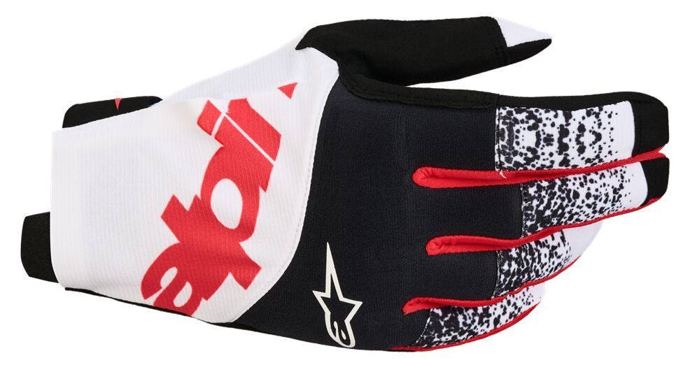 Manusi Cross Alpinestars Techstar negru/alb/rosu
