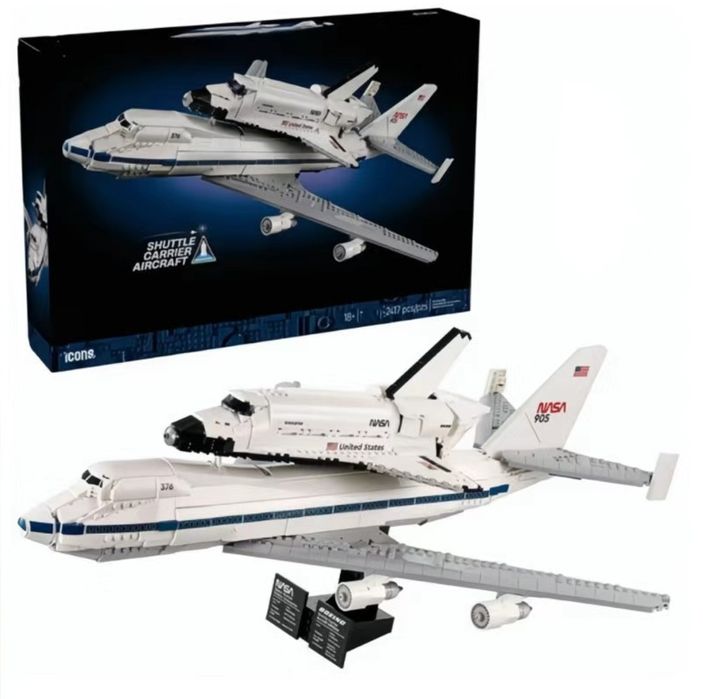 Конструктор лего самолет Боинг 747 и космический шаттл Nasa