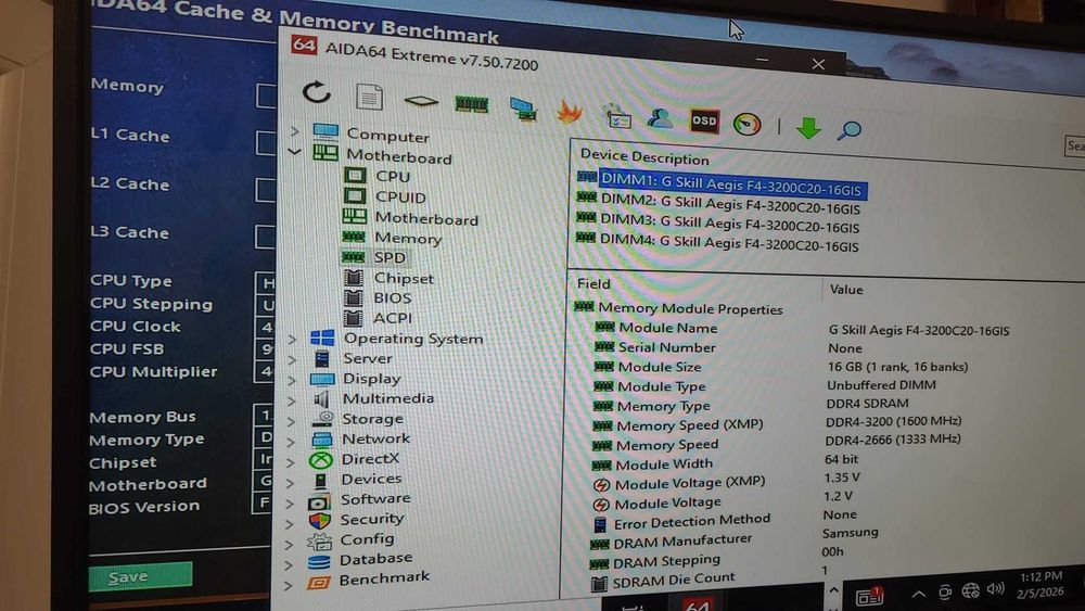 Memorie ram  G.SKILL Aegis, 16GB DDR4, 3200MHz noi