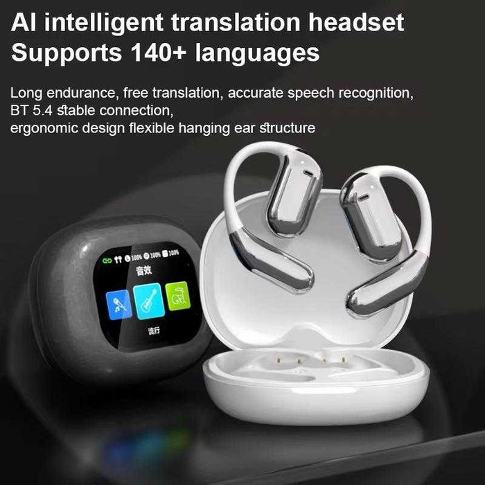 Căști inteligente cu funcție de traducere 144 de limbi