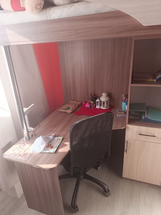 Кровать чердак детская спальня