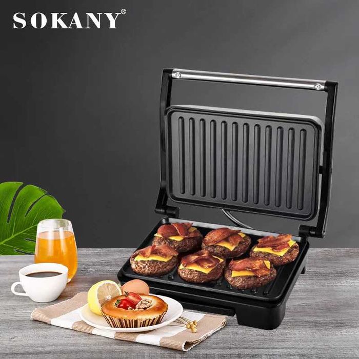 НЕМСКИ Електрически Грил / Скара SOKANY SK-223 + ЛЕД ФЕНЕР