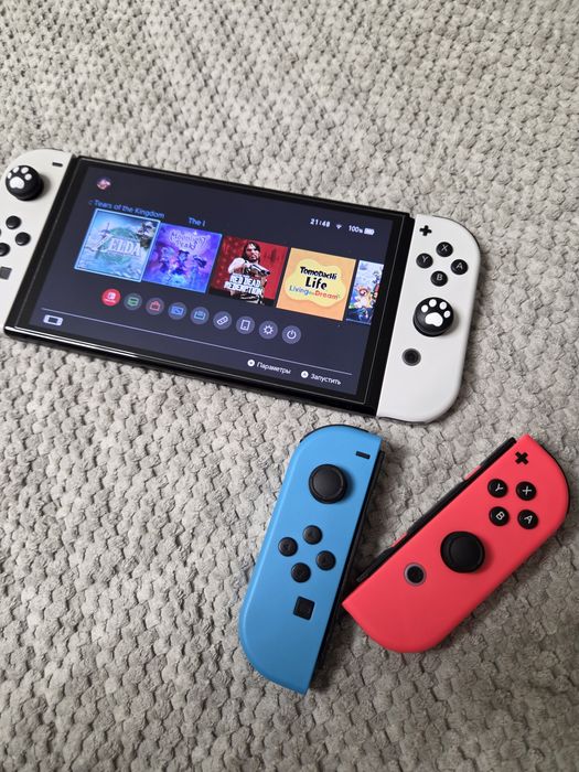 Nintendo Switch Oled прошитый 460гб