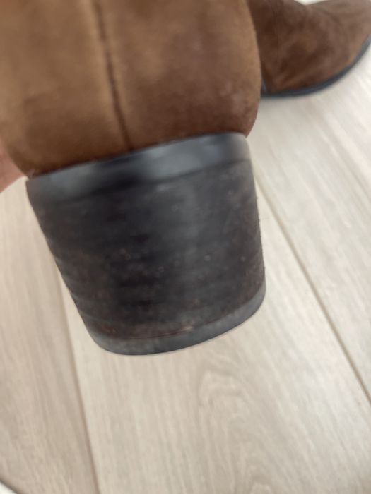 Сапоги натуральная замша