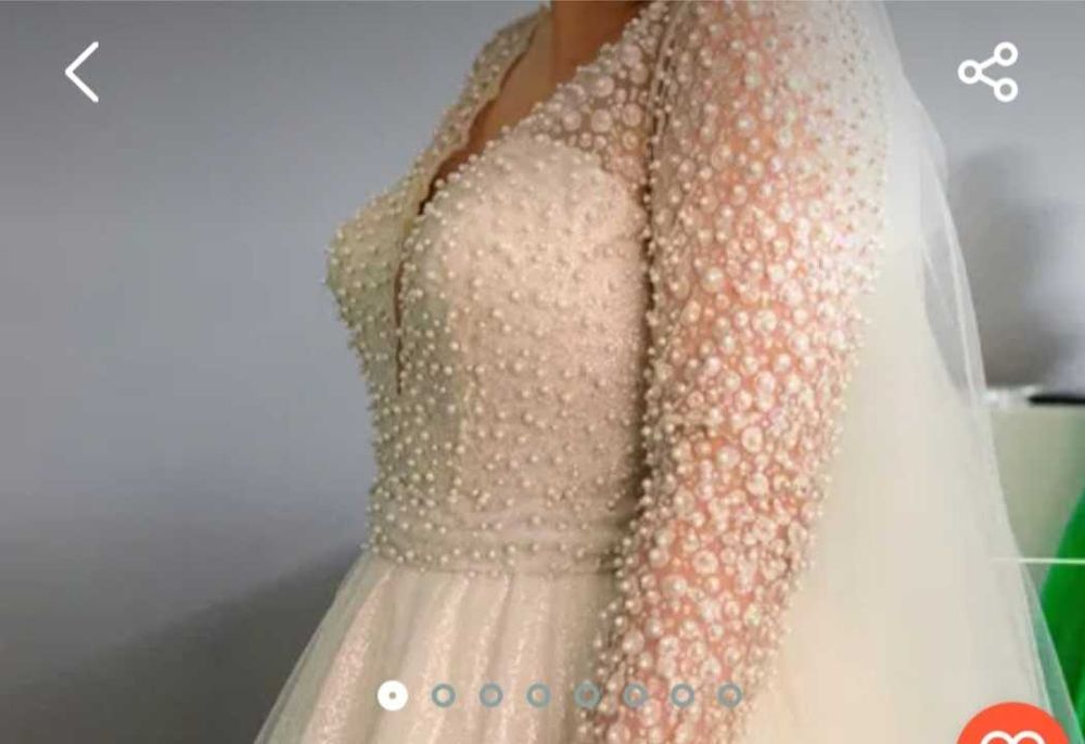 Vand rochie de mireasa purtata o singura data