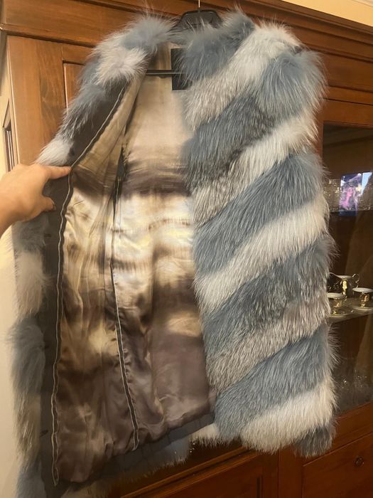 Vand vesta eleganta din blana naturala