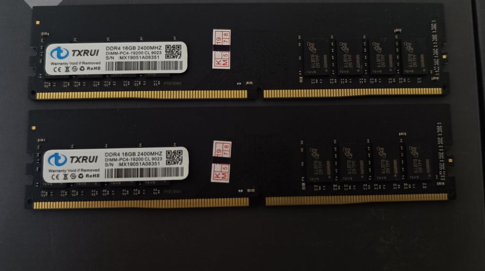 ОЗУ 32 Гб  DDR 4 16-16
