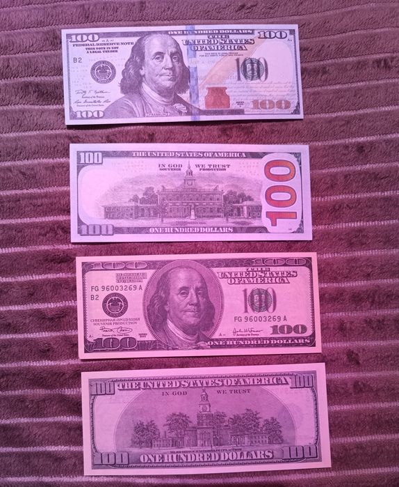 Сувенирные деньги тенге доллары для праздника подарка