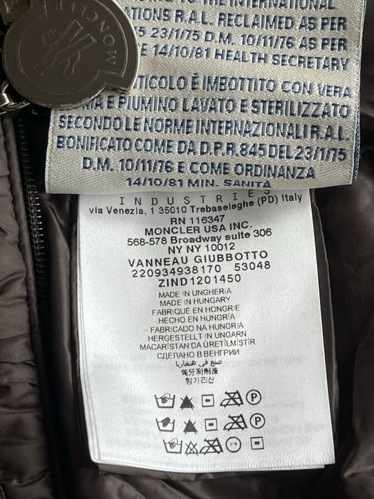MONCLER : Vanneau Giubbotto -Дълго яке с пух размер 1/S Оригинал