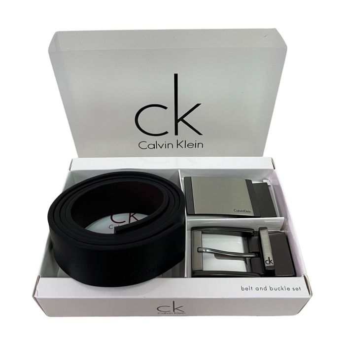 Мъжки подаръчен комплект колан Calvin Klein 024 !