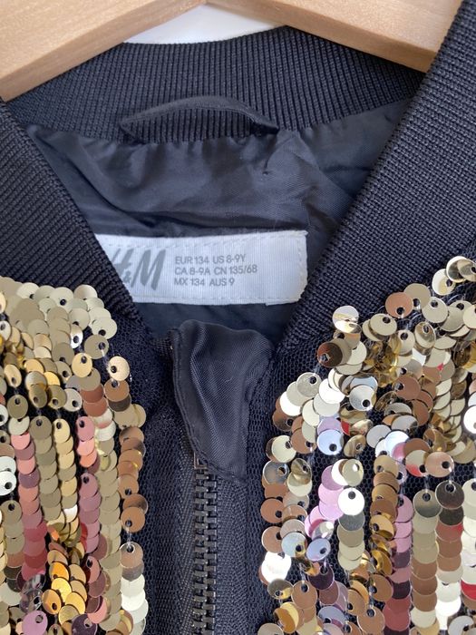 Jacheta fete, H&M, 8-9 ani, 134 cm