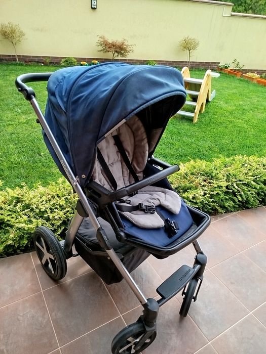 Бебешка количка Baby Design Husky 2 в 1 - Navy