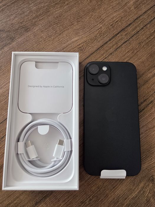 iPhone 15, 128GB, 5G, Black, 6 GB RAM