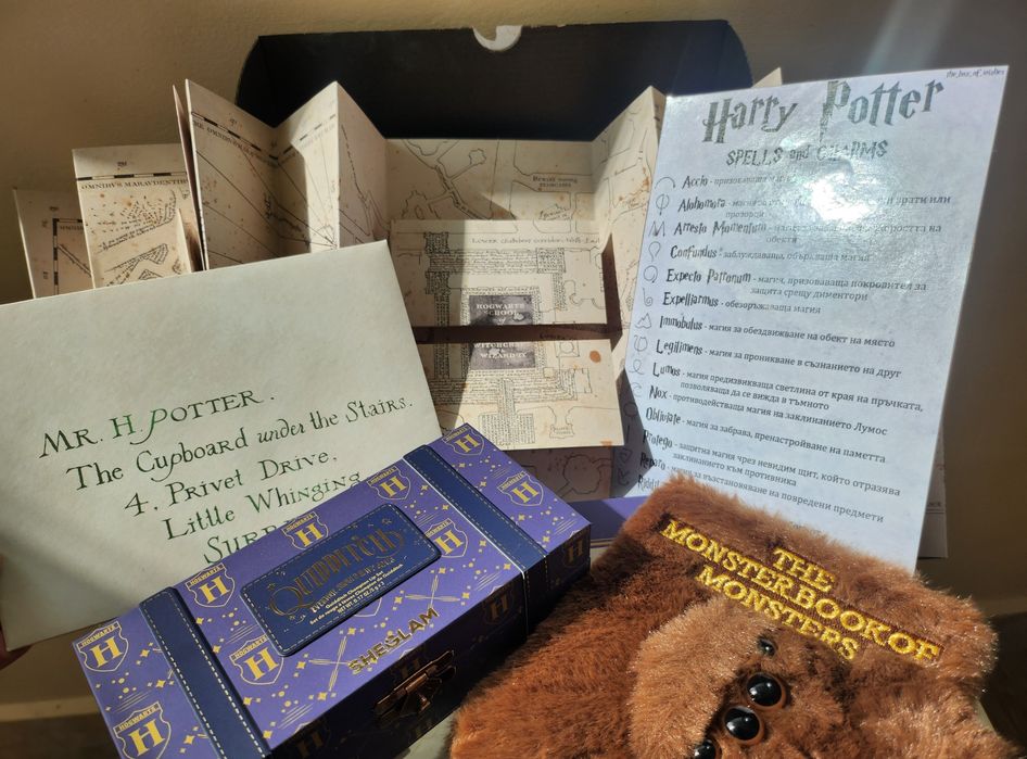 Магията оживява: тематична кутия Хари Потър