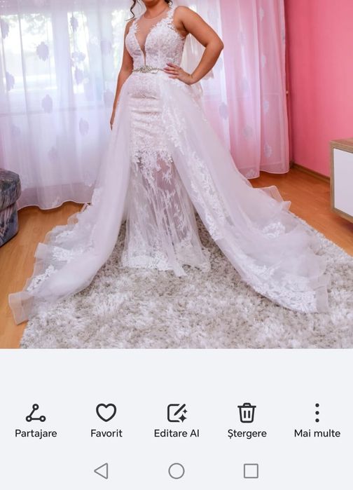Vand Rochie de mireasa 2in1